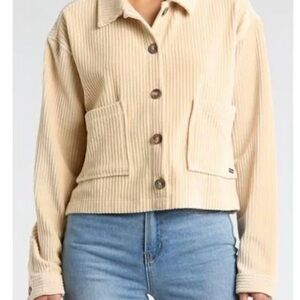 Volcom Cream Corduroy Utility Jacket